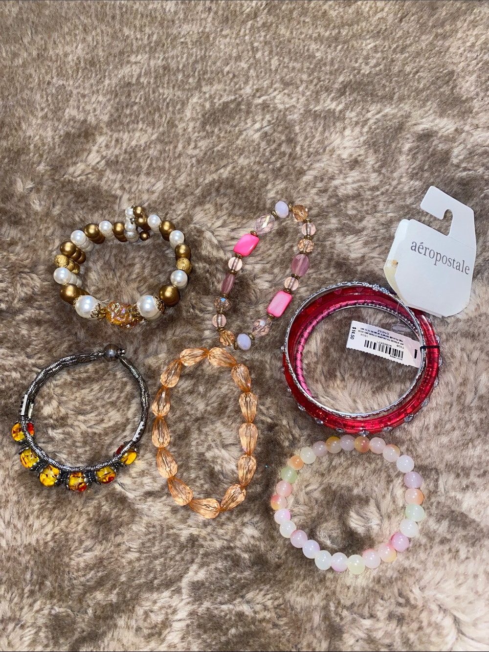 INC International Concepts Multicolor Beaded Bracelet Set
